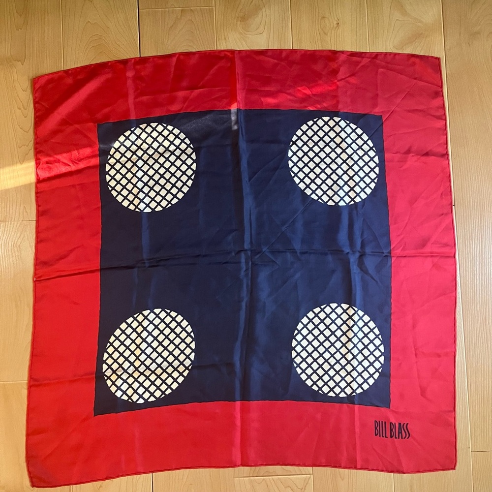 Bill BLASS vintage silk scarf
